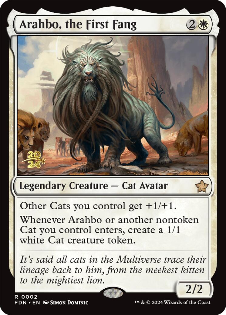 Arahbo, the First Fang [Foundations Prerelease Promos] | Fandemonia Ltd