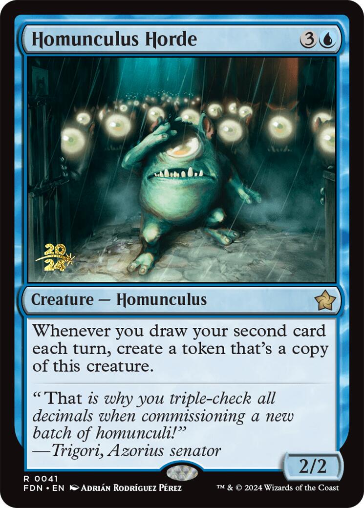 Homunculus Horde [Foundations Prerelease Promos] | Fandemonia Ltd