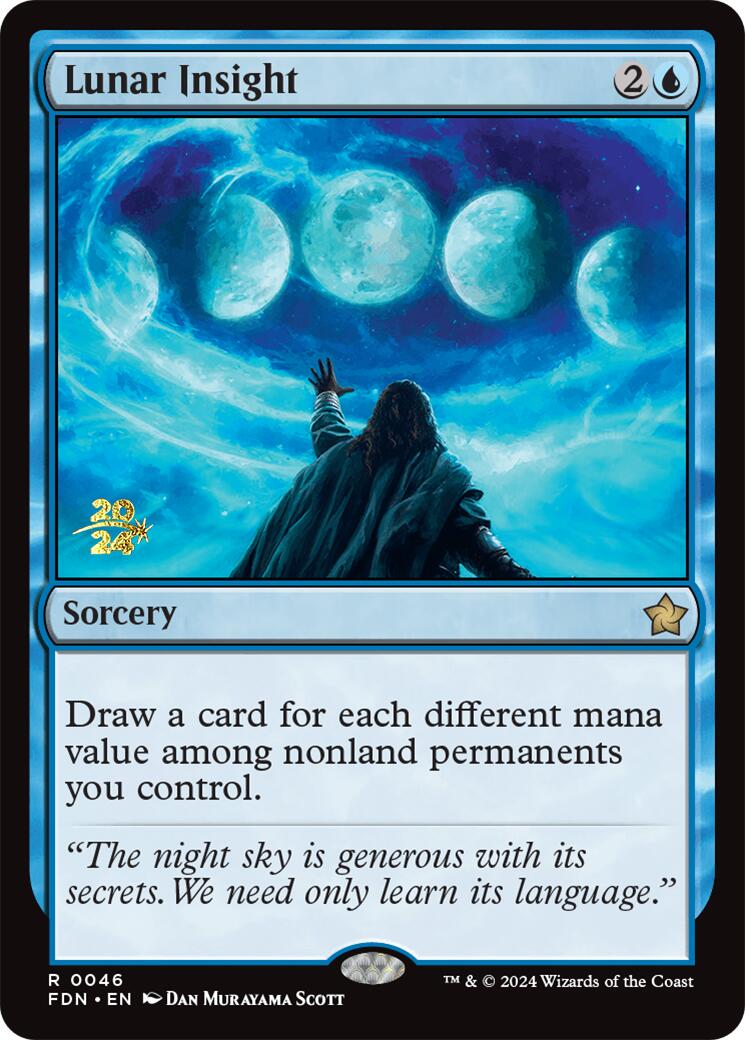 Lunar Insight [Foundations Prerelease Promos] | Fandemonia Ltd