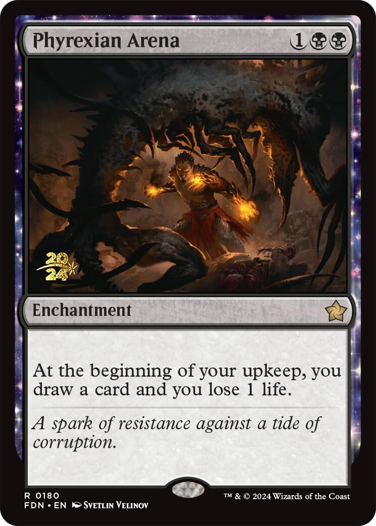 Phyrexian Arena [Foundations Prerelease Promos] | Fandemonia Ltd