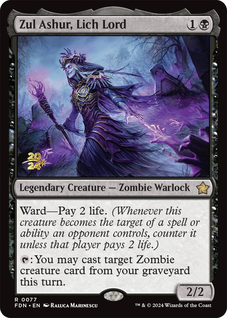 Zul Ashur, Lich Lord [Foundations Prerelease Promos] | Fandemonia Ltd