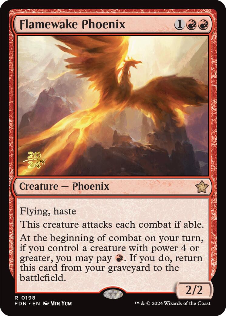 Flamewake Phoenix [Foundations Prerelease Promos] | Fandemonia Ltd