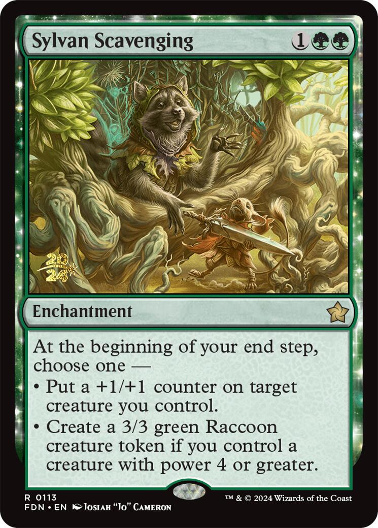 Sylvan Scavenging [Foundations Prerelease Promos] | Fandemonia Ltd