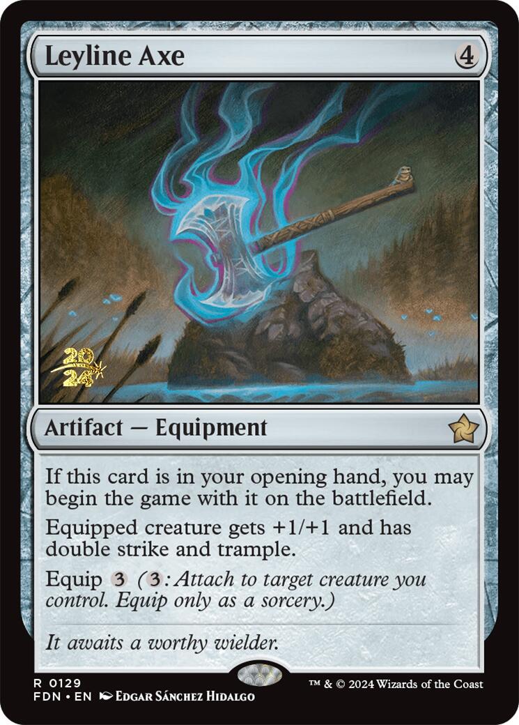 Leyline Axe [Foundations Prerelease Promos] | Fandemonia Ltd