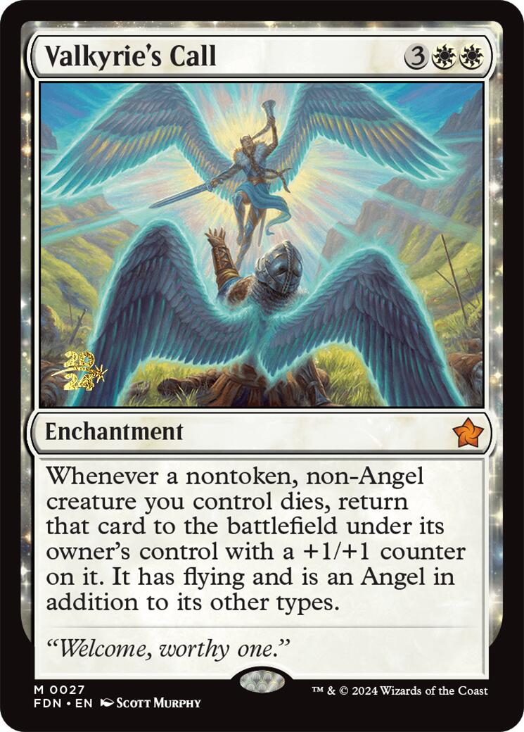 Valkyrie's Call [Foundations Prerelease Promos] | Fandemonia Ltd