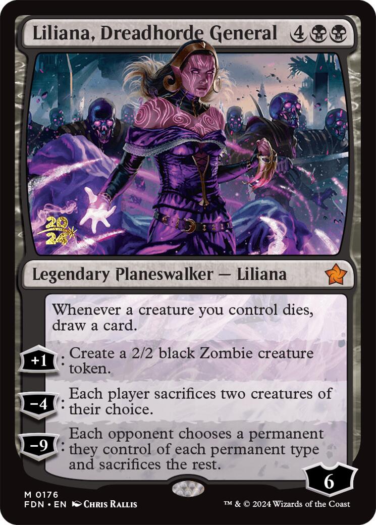 Liliana, Dreadhorde General [Foundations Prerelease Promos] | Fandemonia Ltd