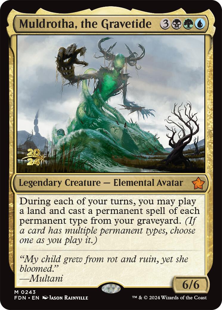 Muldrotha, the Gravetide [Foundations Prerelease Promos] | Fandemonia Ltd