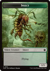 Goblin // Insect Doubled-Sided Token [Foundations Tokens] | Fandemonia Ltd