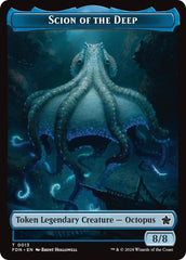 Scion of the Deep // Koma's Coil Doubled-Sided Token [Foundations Tokens] | Fandemonia Ltd