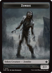 Goblin // Zombie Doubled-Sided Token [Foundations Tokens] | Fandemonia Ltd