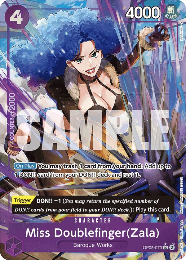 Miss Doublefinger(Zala) (Full Art) [Premium Booster -The Best-] | Fandemonia Ltd