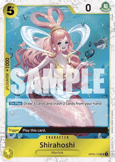 Shirahoshi (OP03-116) (Jolly Roger Foil) [Premium Booster -The Best-] | Fandemonia Ltd