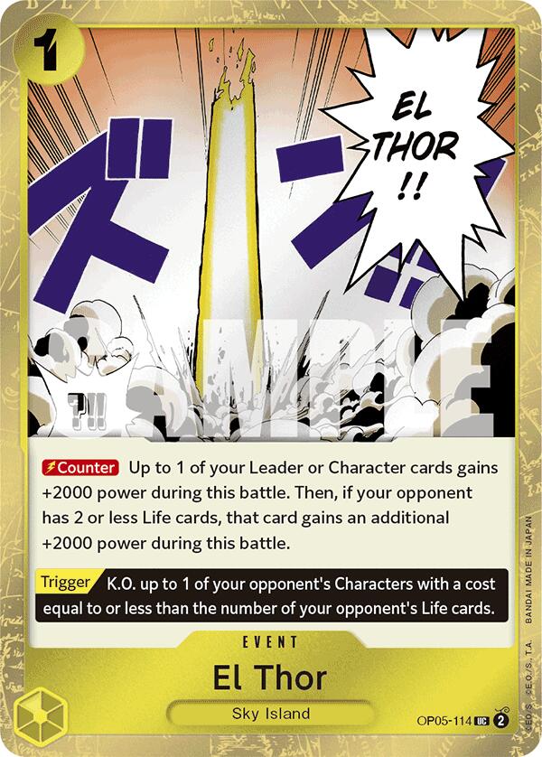 El Thor (Jolly Roger Foil) [Premium Booster -The Best-] | Fandemonia Ltd