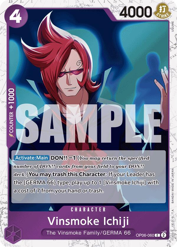 Vinsmoke Ichiji (OP06-060) (Jolly Roger Foil) [Premium Booster -The Best-] | Fandemonia Ltd