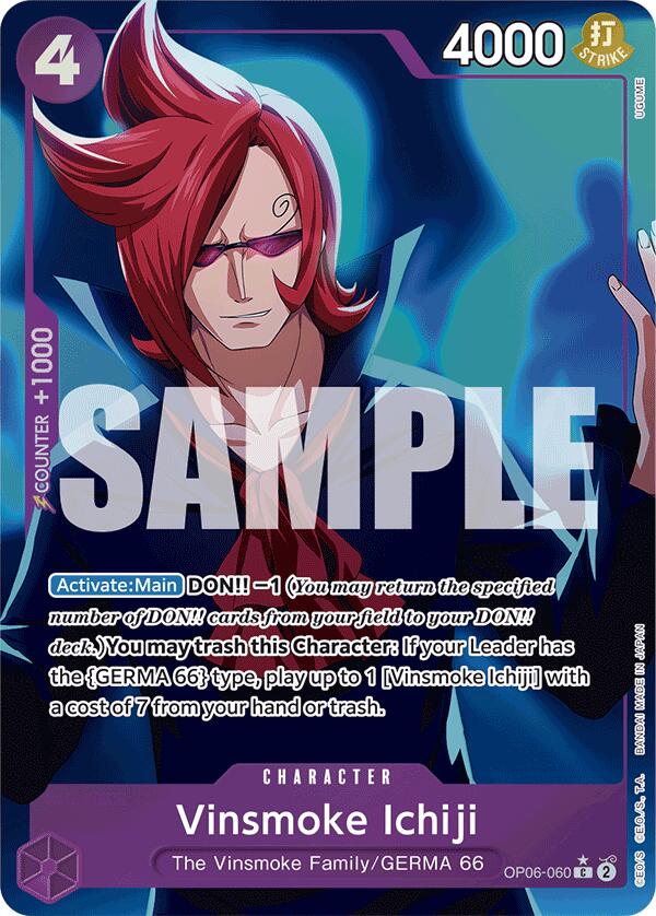 Vinsmoke Ichiji (OP06-060) (Full Art) [Premium Booster -The Best-] | Fandemonia Ltd