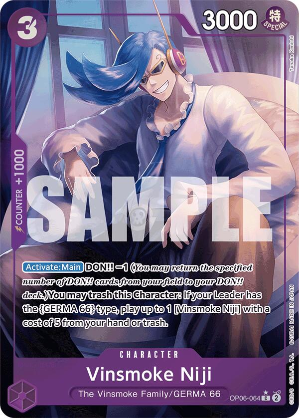 Vinsmoke Niji (OP06-064) (Full Art) [Premium Booster -The Best-] | Fandemonia Ltd