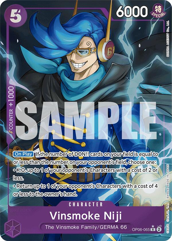 Vinsmoke Niji (OP06-065) (Alternate Art) [Premium Booster -The Best-] | Fandemonia Ltd