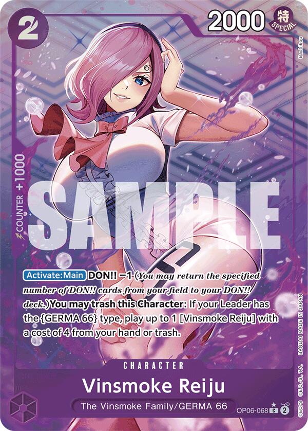 Vinsmoke Reiju (OP06-068) (Full Art) [Premium Booster -The Best-] | Fandemonia Ltd