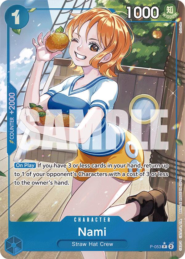 Nami (P-053) (Full Art) [Premium Booster -The Best-] | Fandemonia Ltd