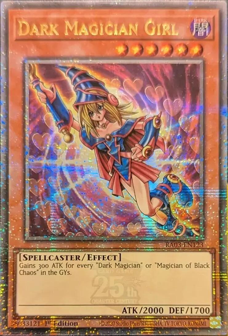 Dark Magician Girl (Quarter Century Secret Rare) (C) [RA03-EN123] Quarter Century Secret Rare | Fandemonia Ltd