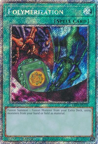 Polymerization (Alternate Art) (Platinum Secret Rare) [RA03-EN051] Platinum Secret Rare | Fandemonia Ltd