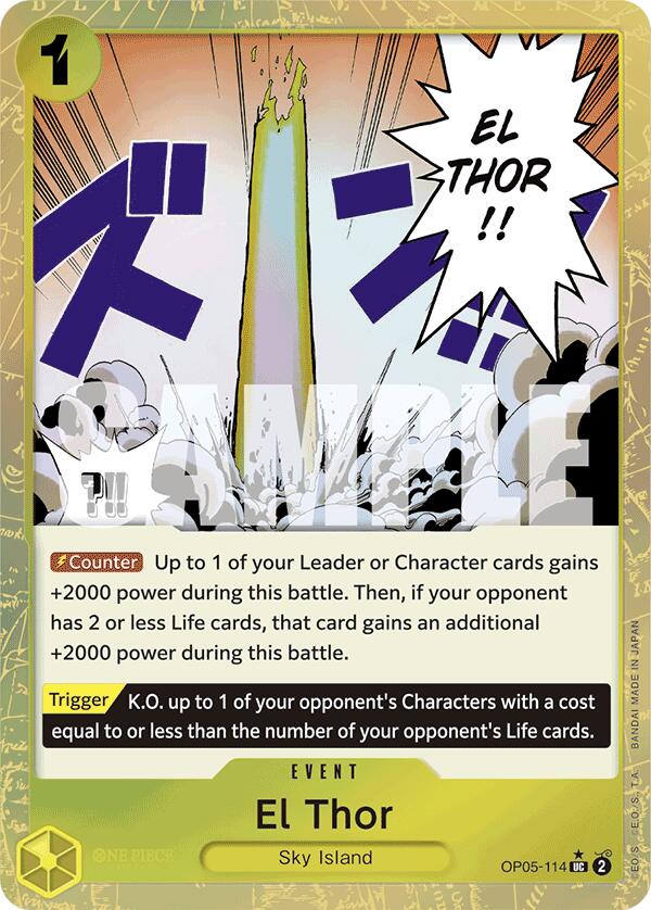 El Thor (Textured Foil) [Premium Booster -The Best-] | Fandemonia Ltd