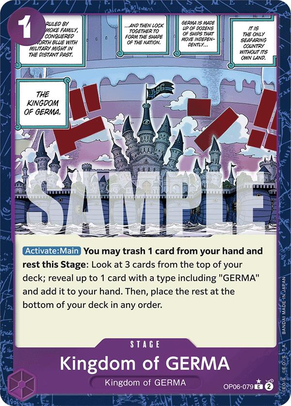 Kingdom of GERMA (Textured Foil) [Premium Booster -The Best-] | Fandemonia Ltd