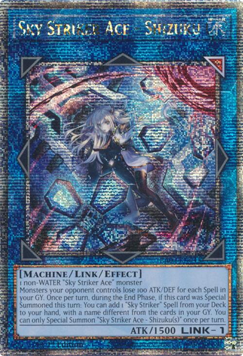 Sky Striker Ace - Shizuku (Alternate Art) (Quarter Century Secret Rare) [RA03-EN043] Quarter Century Secret Rare | Fandemonia Ltd