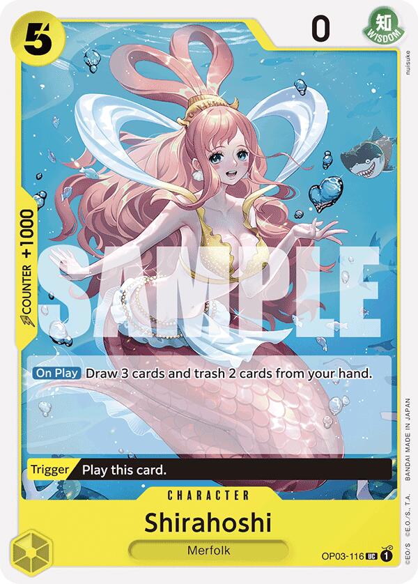 Shirahoshi (OP03-116) (Reprint) [Premium Booster -The Best-] | Fandemonia Ltd