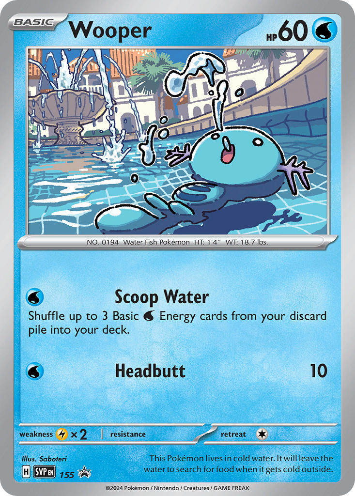 Wooper (155) [Scarlet & Violet: Black Star Promos] | Fandemonia Ltd