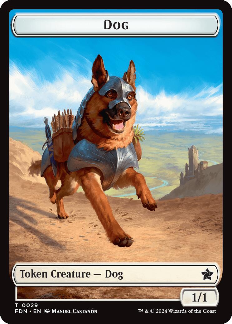 Dog // Beast (0032) Double-Sided Token [Foundations Tokens] | Fandemonia Ltd