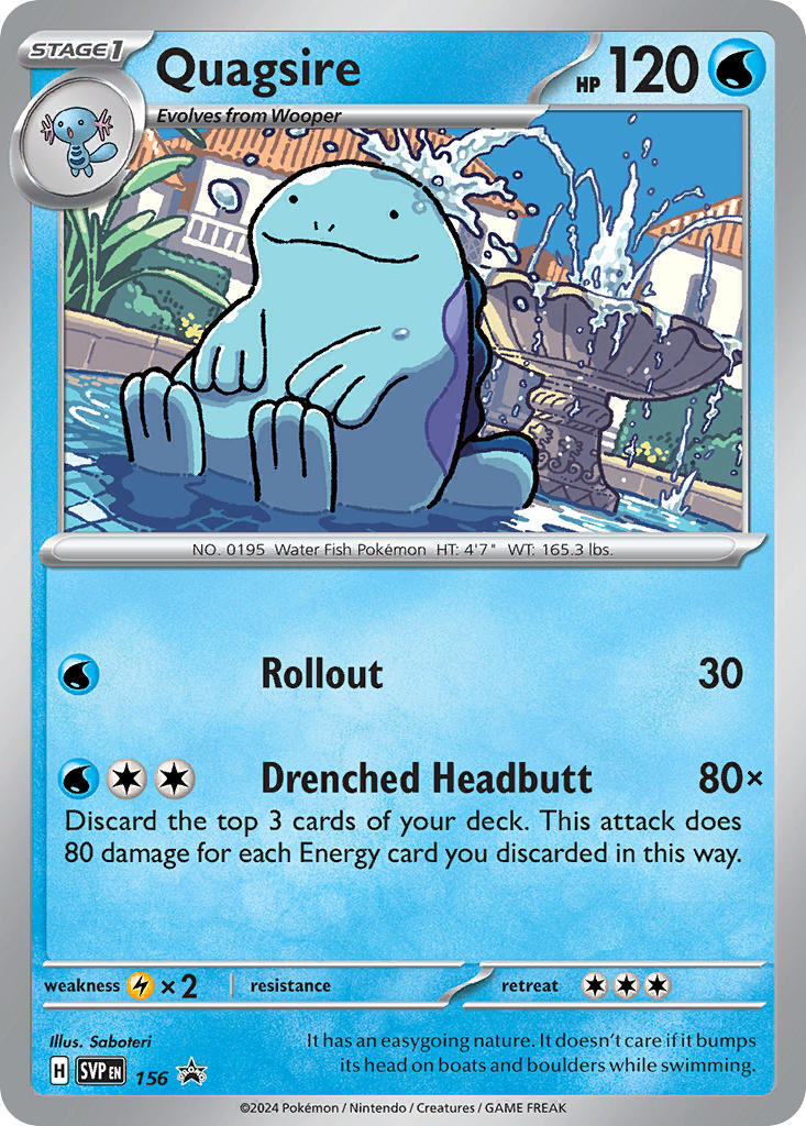 Quagsire (156) [Scarlet & Violet: Black Star Promos] | Fandemonia Ltd