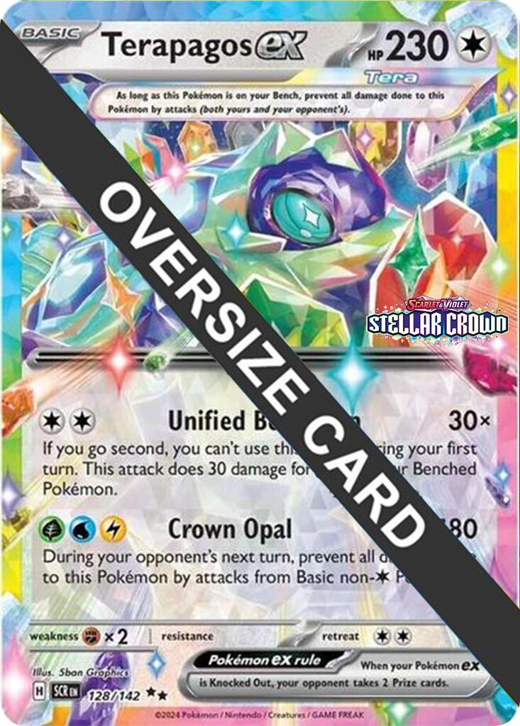 Terapagos ex (128/142) (Jumbo Card) [Scarlet & Violet: Black Star Promos] | Fandemonia Ltd