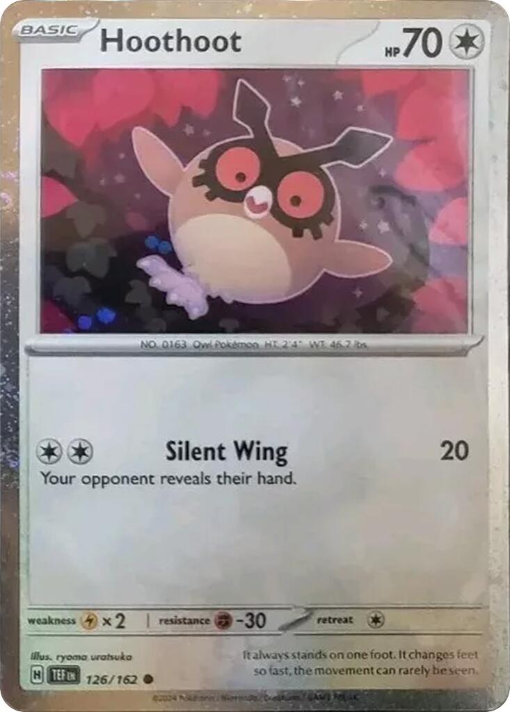 Hoothoot (126/162) (Cosmos Holo) [Scarlet & Violet: Black Star Promos] | Fandemonia Ltd