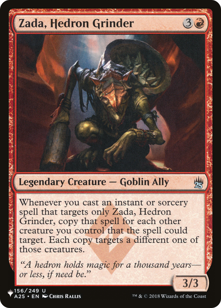 Zada, Hedron Grinder [The List Reprints] | Fandemonia Ltd