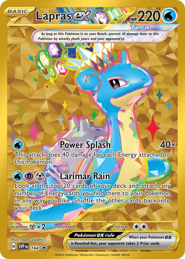 Lapras ex (164) [Scarlet & Violet: Black Star Promos] | Fandemonia Ltd