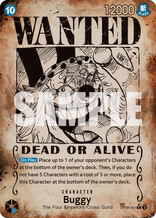 Buggy (Wanted Poster) [Emperors in the New World] | Fandemonia Ltd