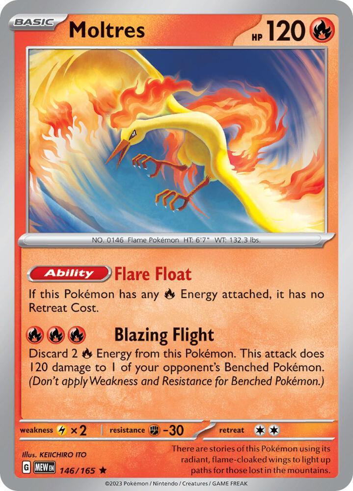 Moltres (146/165 - Deck Exclusives) [Scarlet & Violet 151] | Fandemonia Ltd