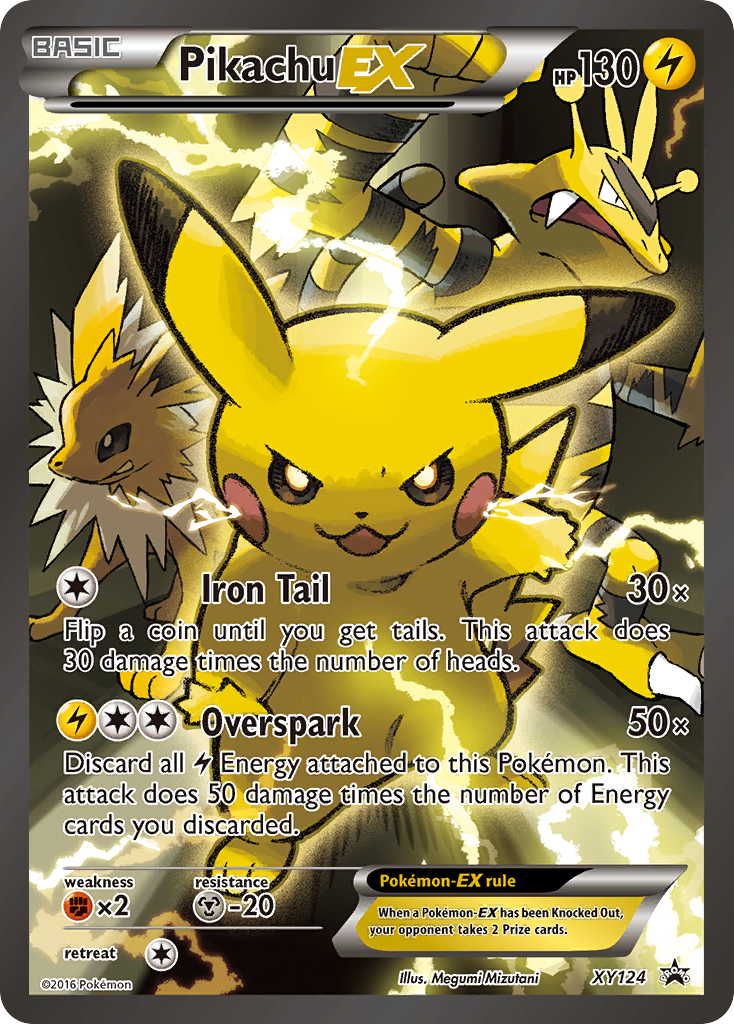 Pikachu EX (XY124) [XY: Black Star Promos] | Fandemonia Ltd