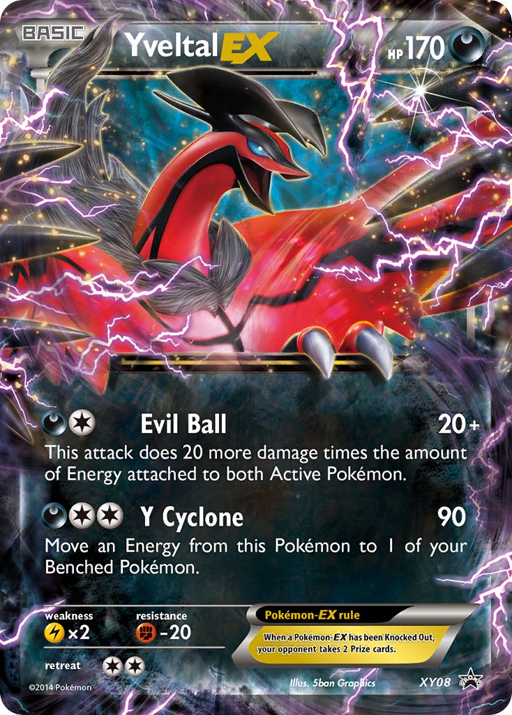 Yveltal EX (XY08) [XY: Black Star Promos] | Fandemonia Ltd