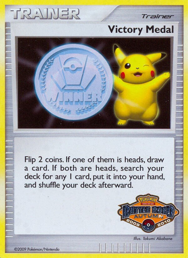 Victory Medal (2009-2010) (Battle Road Autumn) [League & Championship Cards] | Fandemonia Ltd