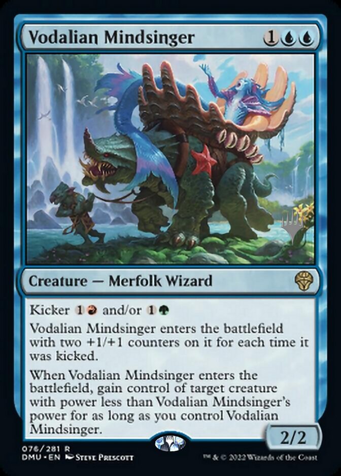 Vodalian Mindsinger (Promo Pack) [Dominaria United Promos] | Fandemonia Ltd