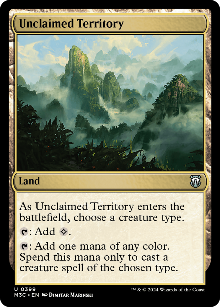 Unclaimed Territory (Ripple Foil) [Modern Horizons 3 Commander] | Fandemonia Ltd