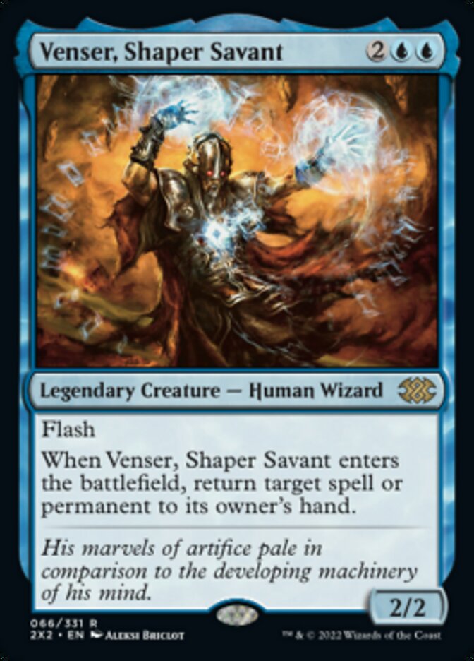 Venser, Shaper Savant [Double Masters 2022] | Fandemonia Ltd