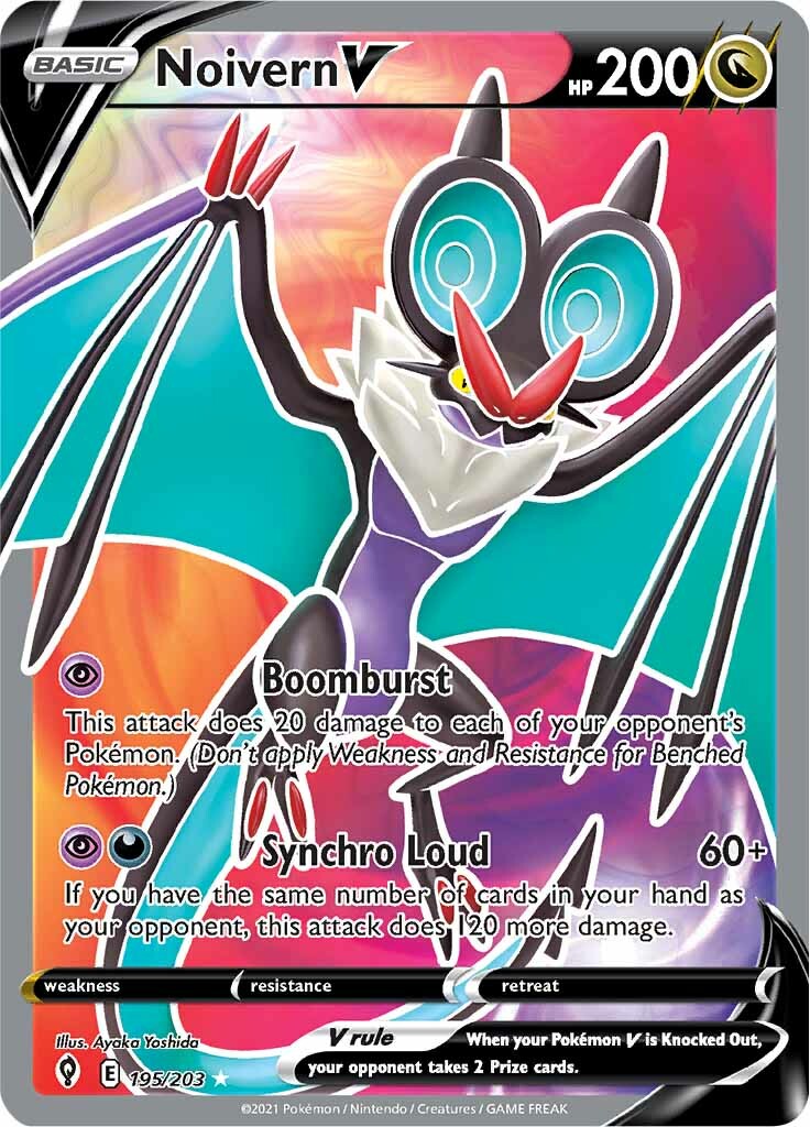 Noivern V (195/203) [Sword & Shield: Evolving Skies] | Fandemonia Ltd