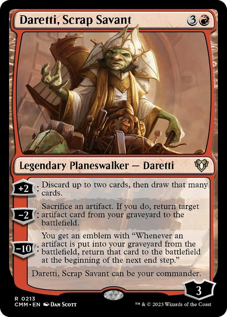 Daretti, Scrap Savant [Commander Masters] | Fandemonia Ltd