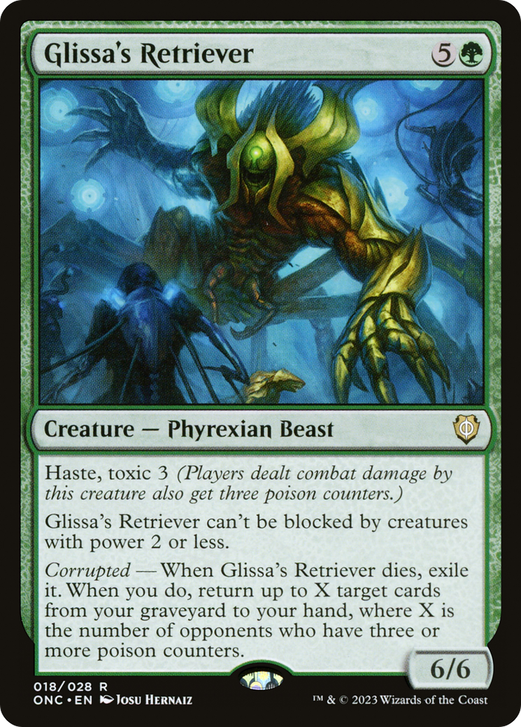 Glissa's Retriever [Phyrexia: All Will Be One Commander] | Fandemonia Ltd