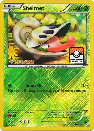 Shelmet (8/111) (League Promo 4th Place) [XY: Furious Fists] | Fandemonia Ltd