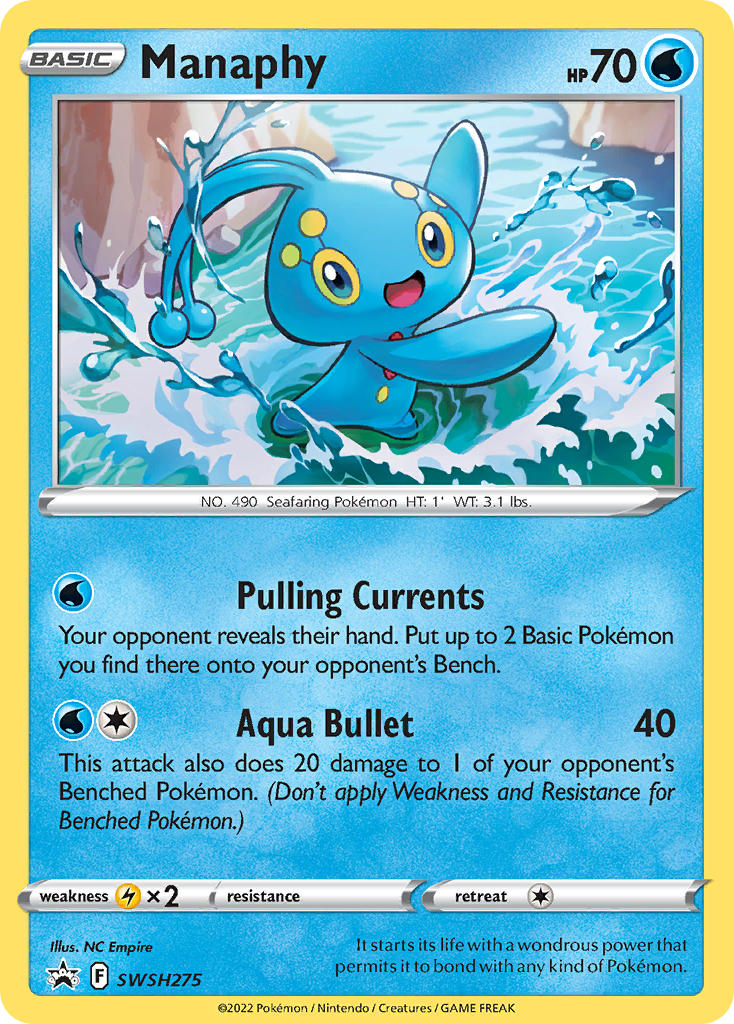 Manaphy (SWSH275) [Sword & Shield: Black Star Promos] | Fandemonia Ltd