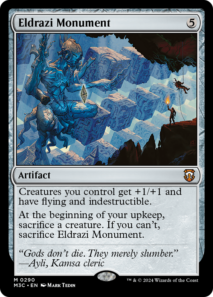 Eldrazi Monument (Ripple Foil) [Modern Horizons 3 Commander] | Fandemonia Ltd